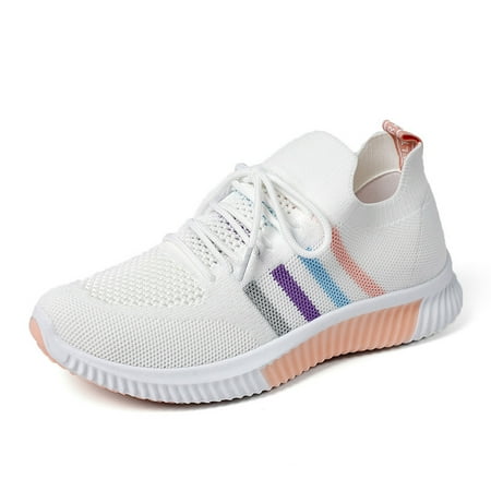 Summer Women‘s Casual Shoes Flying Woven Breathable Mesh Sneakers Striped Pattern Walking Shoes All-match Running Shoes
Summer Women‘s Casual Shoes Flying Woven Breathable Mesh Sneakers Striped Pattern Walking Shoes All-match Running Shoes