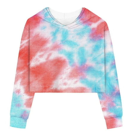 Kids Girls Loose Active Full Sleeves Hoodies Sweatshirts Hooded Short Pullover Tie Dye Teen Crop Tops Girls Tops Youth Long Sleeve T Shirt Girls 5t Women Winter Tops Girls Clothes Long Sleeves Net 
Kids Girls Loose Active Full Sleeves Hoodies Sweatshirts Hooded Short Pullover Tie Dye Teen Crop Tops Girls Tops Youth Long Sleeve T Shirt Girls 5t Women Winter Tops Girls Clothes Long Sleeves Net