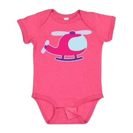 Inktastic Helicopter Pink Girls Gift Baby Girl Bodysuit