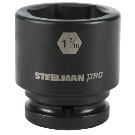 Steelman Pro 3/4 in. Drive 1-7/16 in. 6 Point Impact Socket 79244