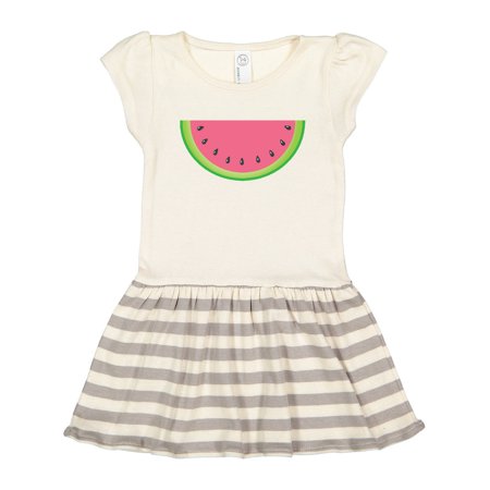 Inktastic Watermelon Slice Gift Toddler Girl Dress