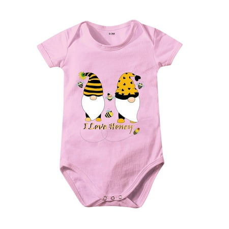 Baby Girls Bodysuits Boys And Bee Festival And Bee Cartoon Print I Love Honey Print Honey Short Sleeved Crawl Clothes 0 To 24 Months
Baby Girls Bodysuits Boys And Bee Festival And Bee Cartoon Print I Love Honey Print Honey Short Sleeved Crawl Clothes 0 To 24 Months