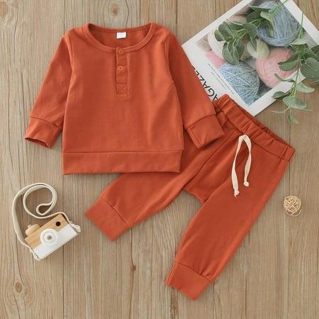 MANHUJI Newborn Infant Baby Boys Girls Long Sleeve Patchwork Sweatshirt Tops Solid Pants Outfit Set 2Pcs Clothes Clothes for Girls Girls Clothes Size 6 Kids Clothes Girls (Brown 80)
MANHUJI Newborn Infant Baby Boys Girls Long Sleeve Patchwork Sweatshirt Tops Solid Pants Outfit Set 2Pcs Clothes Clothes for Girls Girls Clothes Size 6 Kids Clothes Girls (Brown 80)