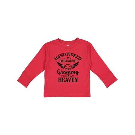 Inktastic Handpicked for Earth By My Grammy in Heaven with Angel Wings Gift Toddler Boy or Toddler Girl Long Sleeve T-Shirt
Inktastic Handpicked for Earth By My Grammy in Heaven with Angel Wings Gift Toddler Boy or Toddler Girl Long Sleeve T-Shirt