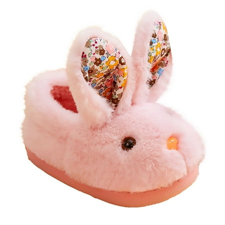 PANGF Sweet for Children s Shoes Toddler Cute Autumn and Winter Girls Slippers Flat Bottom Soft Warm and Comfortable Solid Color Cartoon Bunny Shape
PANGF Sweet for Children s Shoes Toddler Cute Autumn and Winter Girls Slippers Flat Bottom Soft Warm and Comfortable Solid Color Cartoon Bunny Shape