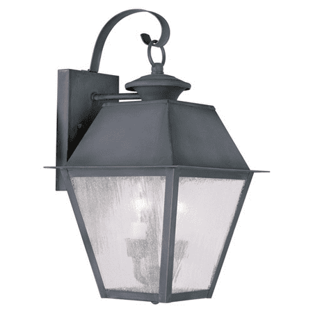 Wall Sconces 2 Light With Seeded Glass Charcoal size 18 in 120 Watts - World of Crystal
Wall Sconces 2 Light With Seeded Glass Charcoal size 18 in 120 Watts - World of Crystal
