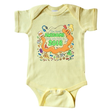 Inktastic The Most Awesome Kids are Born in 2018 Gift Baby Boy or Baby Girl Bodysuit
Inktastic The Most Awesome Kids are Born in 2018 Gift Baby Boy or Baby Girl Bodysuit