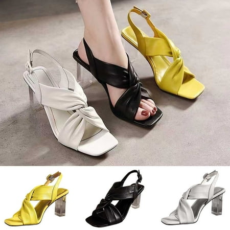 Cethrio Women s City Heel Sandals- on Clearance Open Toe Heel Square Toe Heel Wide Width with Pockets Black Dressy Sandals/ Slides Size 7
Cethrio Women s City Heel Sandals- on Clearance Open Toe Heel Square Toe Heel Wide Width with Pockets Black Dressy Sandals/ Slides Size 7