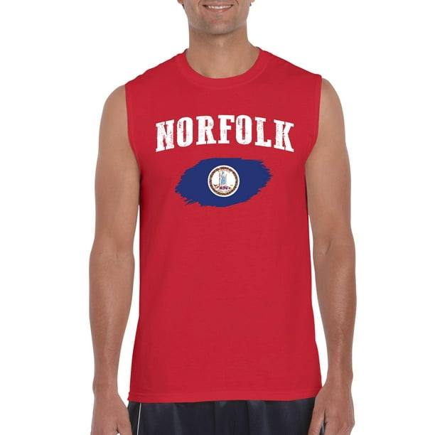 Norfolk Virginia Mens Sleeveless Shirts