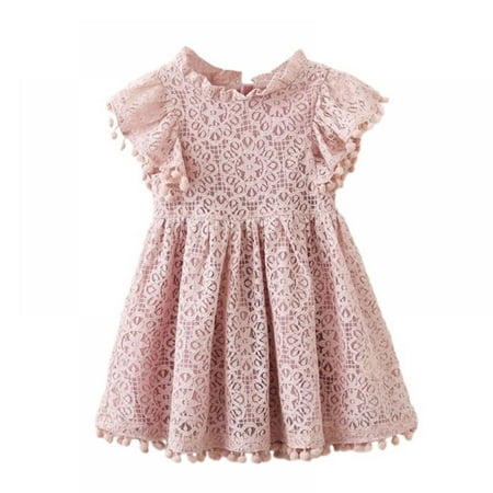 BULLPIANO 0-5Years Toddler Girls Dress Lace Pom Pom Flutter Sleeve Party Princess Dress
BULLPIANO 0-5Years Toddler Girls Dress Lace Pom Pom Flutter Sleeve Party Princess Dress