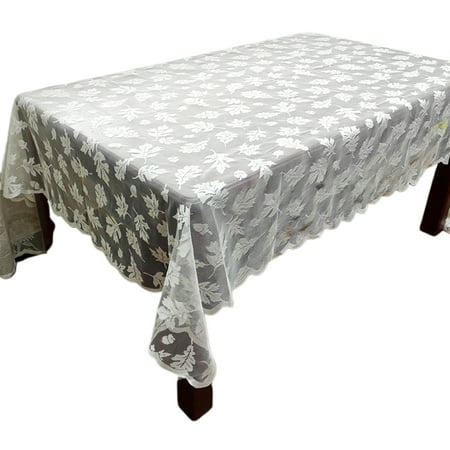 Maple Leaf Tablecloth Lace Table Runner Lace Table Cover Rectangular Table Decor (White 152x213cm)
Maple Leaf Tablecloth Lace Table Runner Lace Table Cover Rectangular Table Decor (White 152x213cm)