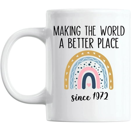 1972 Birthday Gifts For Women Men 50 Years Old Birthday Gifts For Women Men 50th Birthday Mugs For Women 50th Birthday Coffee Mug 50 Year Old Gifts For Women Men Turning 50 Gifts Women 50th Cups
1972 Birthday Gifts For Women Men 50 Years Old Birthday Gifts For Women Men 50th Birthday Mugs For Women 50th Birthday Coffee Mug 50 Year Old Gifts For Women Men Turning 50 Gifts Women 50th Cups