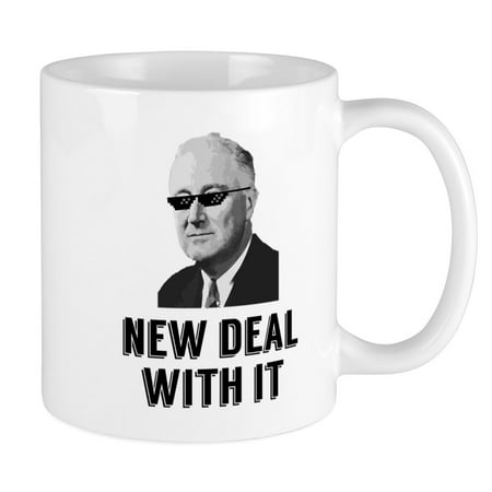 CafePress - New Deal With It Mugs - Ceramic Coffee Tea Novelty Mug Cup 11 oz