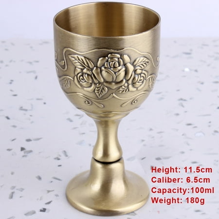 Homeex European Style Three-dimensional Carved Handmade Copperware Crafts Wine Set Copper Wine Glass Mini Goblet White Wine Glass Brass Large
Homeex European Style Three-dimensional Carved Handmade Copperware Crafts Wine Set Copper Wine Glass Mini Goblet White Wine Glass Brass Large