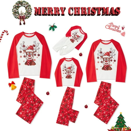 Christmas Family Matching Pajamas Sets Deer Print Tops Pants Xmas Sleepwear Holiday Loungewear Jammies Pjs Outfits
Christmas Family Matching Pajamas Sets Deer Print Tops Pants Xmas Sleepwear Holiday Loungewear Jammies Pjs Outfits