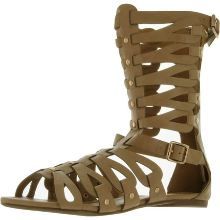 Nature Breeze Women s Rome-06 Gladiator Sandals Camel 6.5