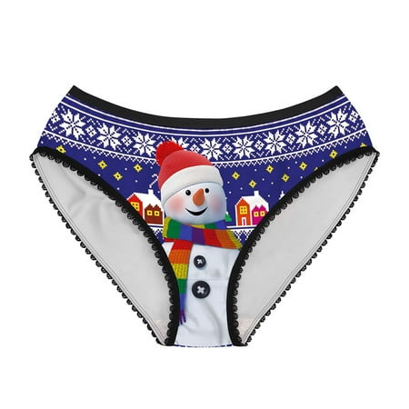 Qcmgmg Women s Soft Christmas Underwear Breathable Stretch Panties Low Waisted Print Briefs M
Qcmgmg Women s Soft Christmas Underwear Breathable Stretch Panties Low Waisted Print Briefs M