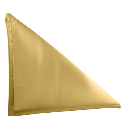Ultimate Textile Bridal Satin 10 x 10-Inch Cocktail Napkins