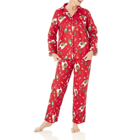 AmeriMark Women Flannel Sleepwear – Cotton 2-PC Pajama Set for Sleeping Lounge Nightwear – Soft Top and Pants Loungewear PJs
AmeriMark Women Flannel Sleepwear – Cotton 2-PC Pajama Set for Sleeping Lounge Nightwear – Soft Top and Pants Loungewear PJs