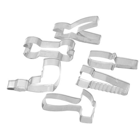 Yoone 6Pcs/Set Cookie Cutters Reusable Non-stick Hardware Tool Shape Decorative Baking Mould Stencils for Home
Yoone 6Pcs/Set Cookie Cutters Reusable Non-stick Hardware Tool Shape Decorative Baking Mould Stencils for Home