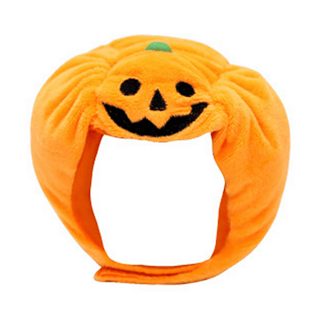 CatHalloweenPumpkinCostumePuppyKittenPumpkinHatHeaddressforHalloweenCosplayDressUp Large F2126