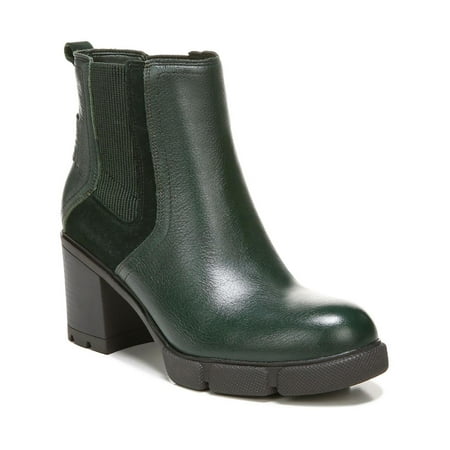 Naturalizer Womens Mindy Leather Block Heel Chelsea Boots