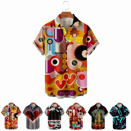 LANLIN Music Festival Youth Adult Casual Button Down Short Sleeve Polo Shirts Regular Cheap Bowling Shirts for Boys 5-14 Years
LANLIN Music Festival Youth Adult Casual Button Down Short Sleeve Polo Shirts Regular Cheap Bowling Shirts for Boys 5-14 Years