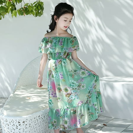 Dyfzdhu Girls Dress Princess Kids Teen Flower Off Girls Shoulder Dress Children Ruched Girls Dress&Skirt
Dyfzdhu Girls Dress Princess Kids Teen Flower Off Girls Shoulder Dress Children Ruched Girls Dress&Skirt