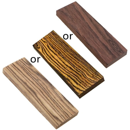 DIY Knife Scale Knifes Scales Handle Blank Exotic Knife Scales Wood 12x4x1cm