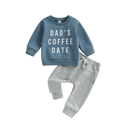 Bagilaanoe 2PCS Toddler Baby Boy Long Pants Set Letter Print Long Sleeve Sweatshirt Pullover Tops + Drawstring Sweatpants 6M 12M 18M 24M 3T Kids Casual Sweatsuits
Bagilaanoe 2PCS Toddler Baby Boy Long Pants Set Letter Print Long Sleeve Sweatshirt Pullover Tops + Drawstring Sweatpants 6M 12M 18M 24M 3T Kids Casual Sweatsuits