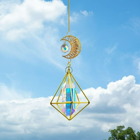 Hadanceo Sun Catcher Sparkling Well Reflected Moon Shaped Prisms Hanging Suncatcher Pendant Window Decor
Hadanceo Sun Catcher Sparkling Well Reflected Moon Shaped Prisms Hanging Suncatcher Pendant Window Decor