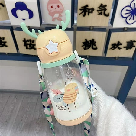 Outdoor Travel Portable Cartoon Water Cup Cute Antler Water Bottle Straw Drinkware ORANGE
Outdoor Travel Portable Cartoon Water Cup Cute Antler Water Bottle Straw Drinkware ORANGE