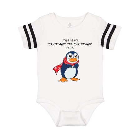 Inktastic Christmas face-penguin Gift Baby Boy or Baby Girl Bodysuit
