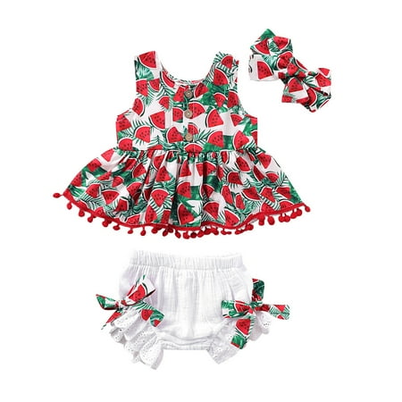 Outfits Tops+Bowknot Tassel Summer Baby Toddler Watermelon Shorts Kids Girls Girls Outfits&Set
Outfits Tops+Bowknot Tassel Summer Baby Toddler Watermelon Shorts Kids Girls Girls Outfits&Set