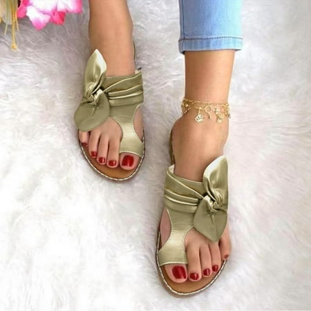 〖Yilirongyumm〗 Gold 37 Sandals Women Ladies Fashion Summer Solid Color Bow Slip On Shoes Flat Casual Sandals
〖Yilirongyumm〗 Gold 37 Sandals Women Ladies Fashion Summer Solid Color Bow Slip On Shoes Flat Casual Sandals