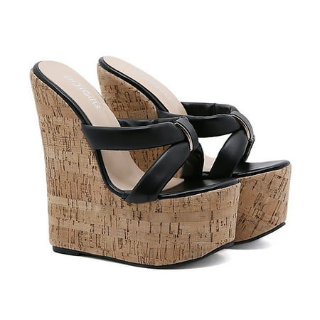 Aayomet Summer Sandals for Women European And American Style Color Matching Simple And Versatile High Heeled Thick Soled Women s Black 8.5
Aayomet Summer Sandals for Women European And American Style Color Matching Simple And Versatile High Heeled Thick Soled Women s Black 8.5