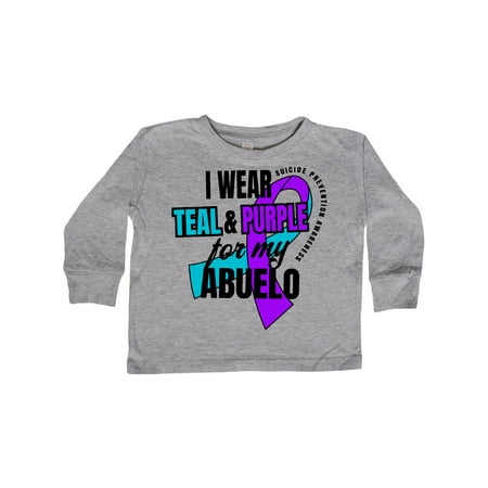 Inktastic Suicide Prevention I Wear Teal and Purple for My Abuelo Gift Toddler Boy or Toddler Girl Long Sleeve T-Shirt
Inktastic Suicide Prevention I Wear Teal and Purple for My Abuelo Gift Toddler Boy or Toddler Girl Long Sleeve T-Shirt