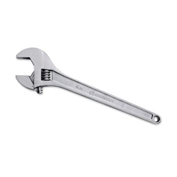 Apex/Cooper Tool Crescent Brand Chrome Adjustable Wrench ~ 15