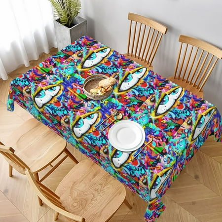 Tablecloth Street Art For Mankind Table Cloth For Rectangle Tables Waterproof Resistant Picnic Table Covers For Kitchen Dining/Party(60x90in)
Tablecloth Street Art For Mankind Table Cloth For Rectangle Tables Waterproof Resistant Picnic Table Covers For Kitchen Dining/Party(60x90in)