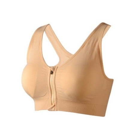 huanledash Women Wireless Front Zip Quick Dry Breathable Underwear Yoga Wear Sports Bra
huanledash Women Wireless Front Zip Quick Dry Breathable Underwear Yoga Wear Sports Bra