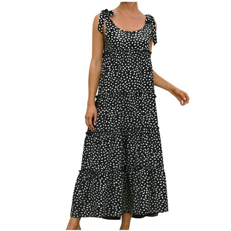 Pink Dress Black Dress Women O-Neck Tank Sleeveless Print Splicing Dress Longuette Savings Clearance Deals Dresses for Women Wedding Dress White Dress Bridesmaid Dresses Black L
Pink Dress Black Dress Women O-Neck Tank Sleeveless Print Splicing Dress Longuette Savings Clearance Deals Dresses for Women Wedding Dress White Dress Bridesmaid Dresses Black L