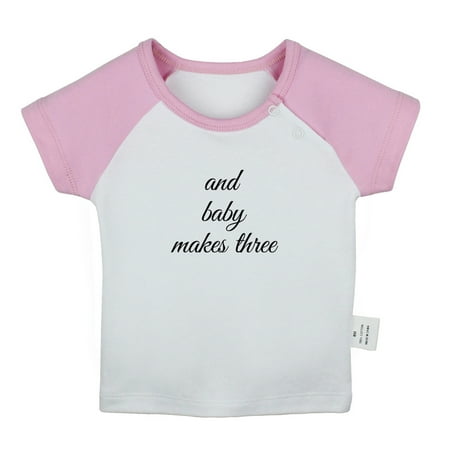 and baby makes three Funny T shirt For Baby Newborn Babies T-shirts Infant Tops 0-24M Kids Graphic Tees Clothing (Short Pink Raglan T-shirt 18-24 Months)
and baby makes three Funny T shirt For Baby Newborn Babies T-shirts Infant Tops 0-24M Kids Graphic Tees Clothing (Short Pink Raglan T-shirt 18-24 Months)