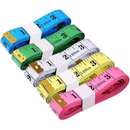 Tape Measure Body Measuring Tape 120 Inch Soft Fabric Measuring Tape for Cloth Measurement Double Scale Tailor Ruler for Weight Loss Medical Measurement Nursing Craft(5 Pack)
Tape Measure Body Measuring Tape 120 Inch Soft Fabric Measuring Tape for Cloth Measurement Double Scale Tailor Ruler for Weight Loss Medical Measurement Nursing Craft(5 Pack)