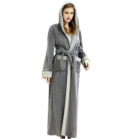 YWDJ Satin Pajamas Women Couples Winter Lengthened Bathrobe Splicing Home Clothes Long Sleeved Robe Coat+Belts Gray L
YWDJ Satin Pajamas Women Couples Winter Lengthened Bathrobe Splicing Home Clothes Long Sleeved Robe Coat+Belts Gray L