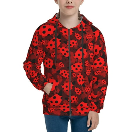 Hoodies for Women Ladybugs 1 Long Sleeve Sweatshirt Drawstring Zip Up Hoodie with Pockets Teen Girl Clothes
Hoodies for Women Ladybugs 1 Long Sleeve Sweatshirt Drawstring Zip Up Hoodie with Pockets Teen Girl Clothes