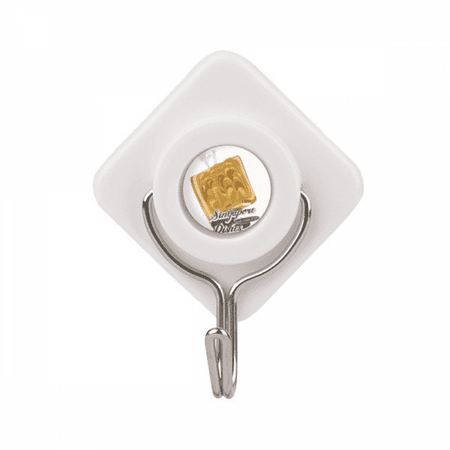 Traditional Singapore Kaya Toast Adhesive Wall Hooks Hanging Self Sticky
