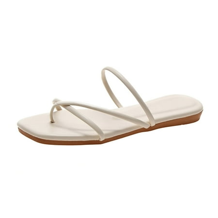 Womens Sandals Women Simple Comfy Sandals Shoes Summer Cross Belt Flat Fashion Casual Sandals Women S Sandals Pu White 40
Womens Sandals Women Simple Comfy Sandals Shoes Summer Cross Belt Flat Fashion Casual Sandals Women S Sandals Pu White 40