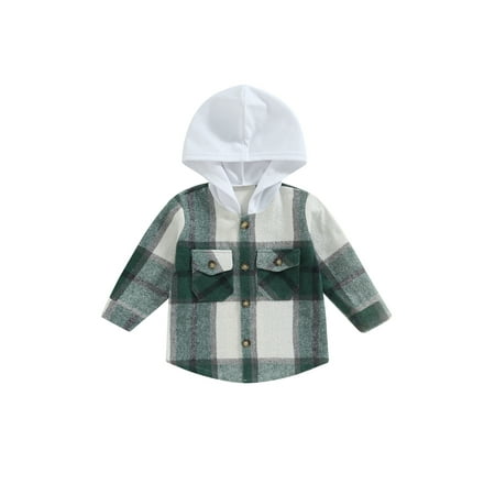 Ma&Baby Kids Toddler Boys Girls Shirt Jacket Plaid Long Sleeve Button Down Flannel Shacket Coat Tops
Ma&Baby Kids Toddler Boys Girls Shirt Jacket Plaid Long Sleeve Button Down Flannel Shacket Coat Tops