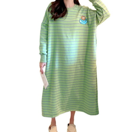 DISHAN Women Autumn Winter Dress Fashion Thicken Warm Loose Cartoon Cute Oversized Pajamas Nightwear for Winter
DISHAN Women Autumn Winter Dress Fashion Thicken Warm Loose Cartoon Cute Oversized Pajamas Nightwear for Winter