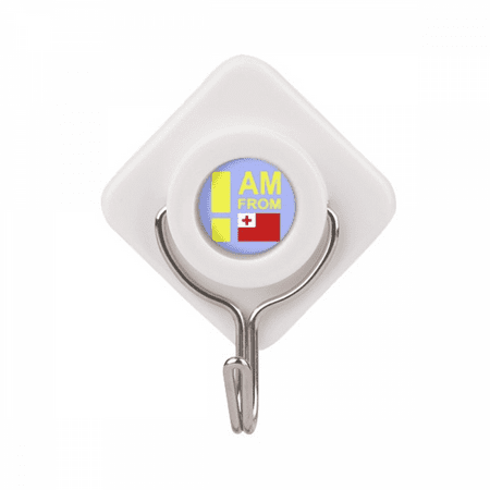 I Am From Tonga Art Deco Fashion Adhesive Wall Hooks Hanging Self Sticky